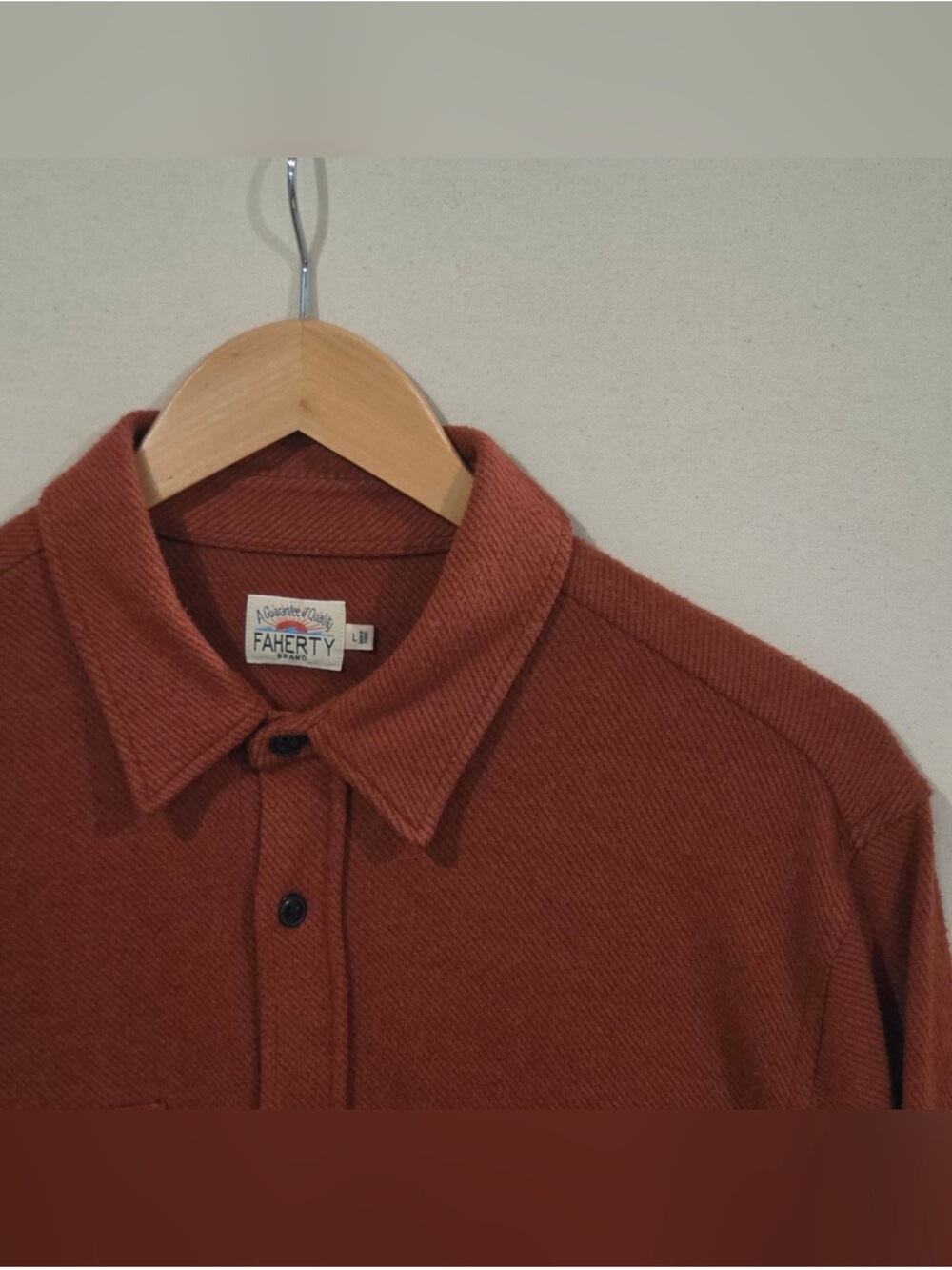 Faherty Legend Sweater Shirt L